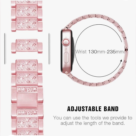 Mosonio Compatible with Apple Watch Band 38mm 40mm 41mm 42mm 44mm 45mm 49mm - Picture 3 of 4